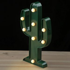 Decorazione con LED Cactus