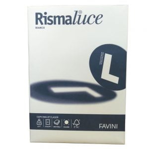 Risma Carta colorata Rismaluce 140gr A4 200ff bianco