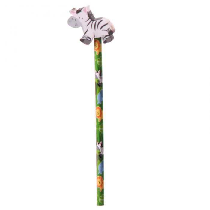 Matita con gomma Animali della Giungla