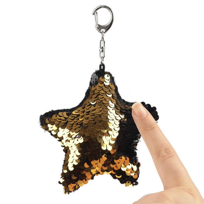 Portachiavi pailettes reversibili Stella