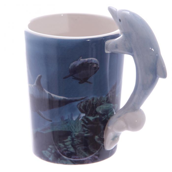 Tazza Decorata - Delfino