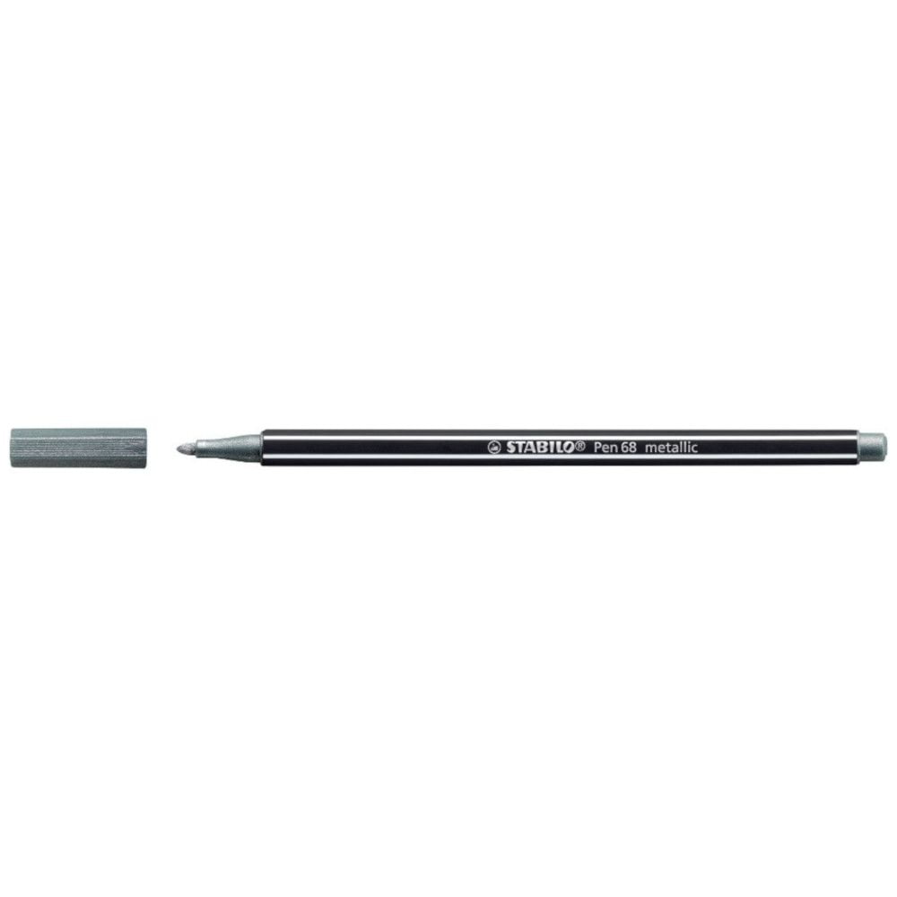 Pennarello Pen68 metallic - 805 argento