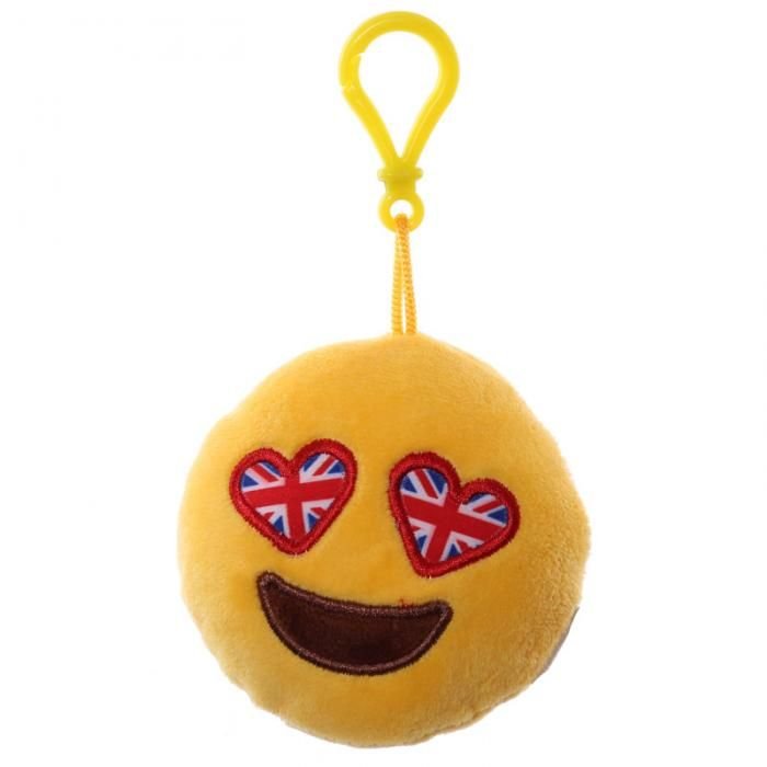Portachiavi con suono - Emotive con occhi bandiera UK
