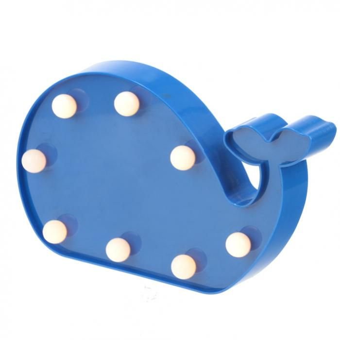 Decorazione con LED Balena