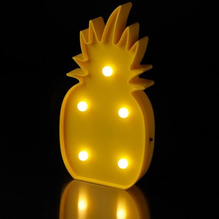 Decorazione con LED Ananas