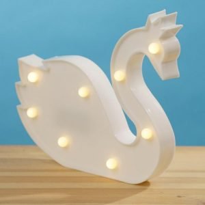 Decorazione con LED Cigno