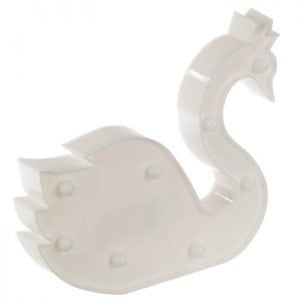 Decorazione con LED Cigno