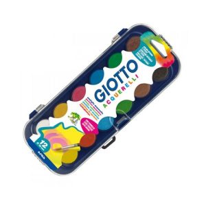 Scuoleria.it - Acquerelli scatola 12 colori e pennello