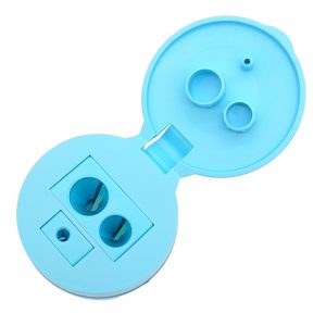 Scuoleria.it - Temperamatite ergonomico Easy mancini celeste