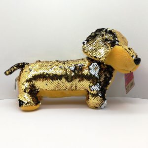 Scuoleria.it - Bassotto con paillettes reversibili oro