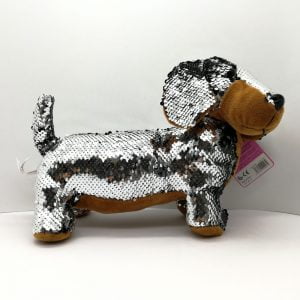 Scuoleria.it - Bassotto con paillettes reversibili argento