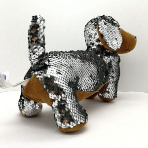 Scuoleria.it - Bassotto con paillettes reversibili argento