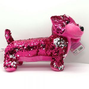 Scuoleria.it - Bassotto con paillettes reversibili fucsia