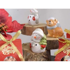 Scuoleria.it - Personaggio natalizio in ceramica in confezione regalo