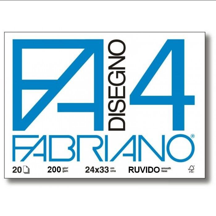 Scuoleria.it - Album disegno Fabriano 4 Ruvido 24x33 cm