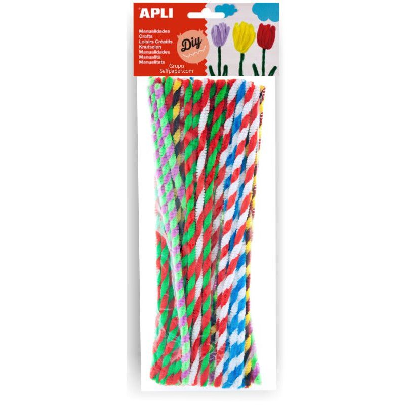 100 Fili Di Ciniglia Marrone Per Lavoretti Creativi - Pulitori Per Pipe Morbidi E Pieghevoli, 30 Cm X 6 Mm - 4