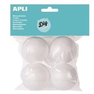 Forme in polistirolo - 4 Sfere 4,5 cm