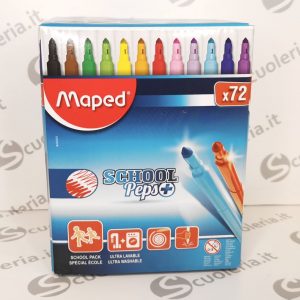 Pennarelli School Peps+ 72 colori