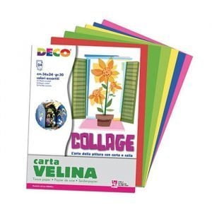 Album di carta velina 24ff colori assortiti