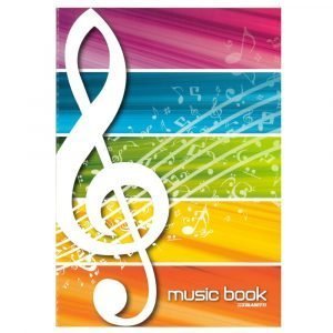 Album pentagrammi musicali A4