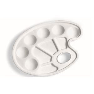 Tavolozza ovale 10 scomparti