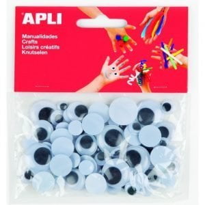 Occhi neri rotondi non adesivi