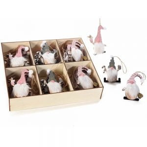 Scuoleria.it - Gnomo decorazione in legno da appendere