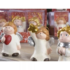 Scuoleria.it - Angelo in ceramica da appendere