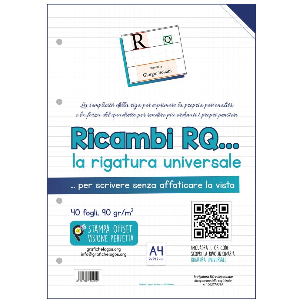 Ricambio 90gr rigatura universale RQ