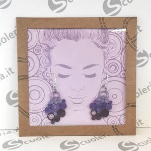 Orecchini in filigrana di carta model #1