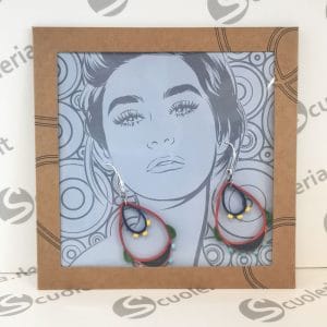 Orecchini in filigrana di carta model #7