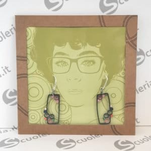 Orecchini in filigrana di carta model #8