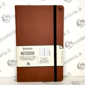 Taccuino con elastico Bookaroo Marrone