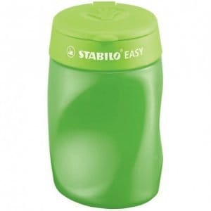 Temperamatite ergonomico Easy destrimani verde chiaro
