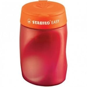 Temperamatite ergonomico Easy destrimani arancione