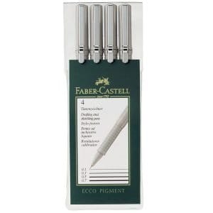 Ecco pigment Faber Castell bustina 4 pz.
