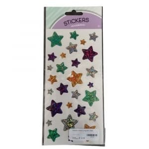 Stickers adesivi olografici stelle