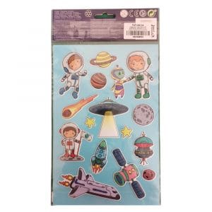 Stickers adesivi 3d morbidi sagomati spazio