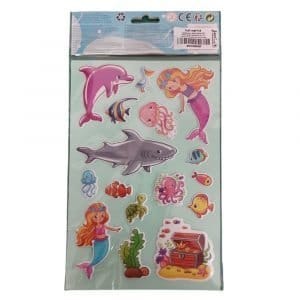 Stickers adesivi 3d morbidi sagomati oceano