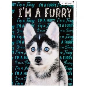 Cartella 3 lembi con elastico Husky