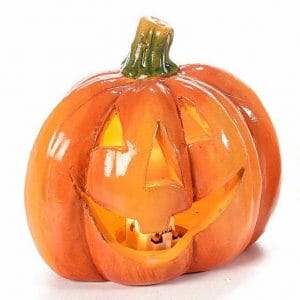 Scuoleria.it - Zucca decorativa in ceramica con luce