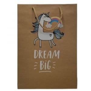 Sacchetto regalo avana Unicorno