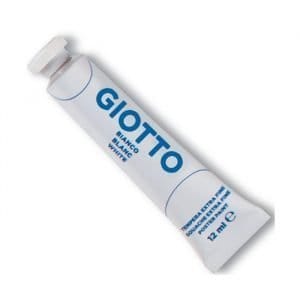Tempera Giotto 12ml colore 01 bianco