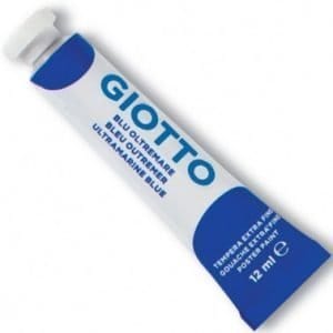 Tempera Giotto 12ml colore 17 blu oltremare
