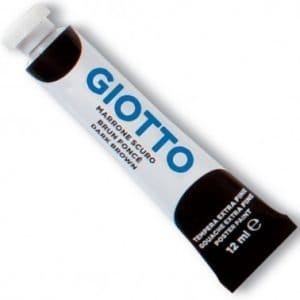 Tempera Giotto 12ml colore 23 marrone scuro