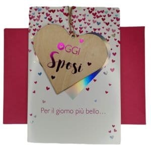 Biglietto auguri WOODSTOCK Matrimonio