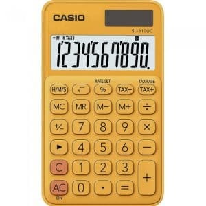Calcolatrice Casio arancio