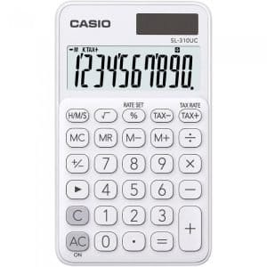 Calcolatrice Casio bianco