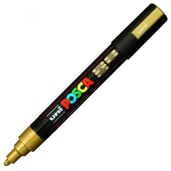 Marcatore uni posca pc5m nero p. media - Z00649