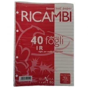 Ricambio per quaderni Pigna 1R - A5